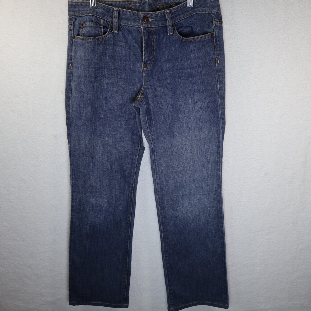 LOFT Original Boot Womens Jeans Blue Size 8‎ EUC